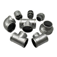 Raccord coudé galvanisé GI 45 90 degrés, joint mâle femelle, conduit, raccords de tuyauterie en acier MS
