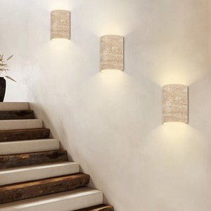 Wabi Sabi Style Wall Lamp Led E27 <b>Switch</b> Control For Bedroom Living Room Outdoor Courtyard - Product Image 1