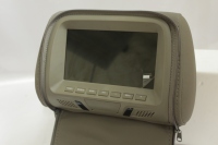 Monitor de Reposacabezas de Coche TFT de 7 Pulgadas con Puerto USB SD y Control Remoto, 1 Año de Garantía - Sistema de Entretenimiento Universal para Asientos Traseros