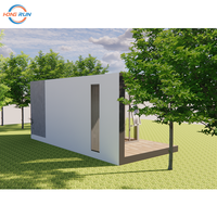 Chalet conteneur de luxe à 2 étages moderne personnalisé de 20 pieds 40 pieds Petite maison en acier léger Pack plat Services de villa Maison préfabriquée mobile