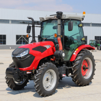 Tracteur agricole certifié CE LEVIK avec cabine climatisée en option, haute efficacité de travail pour la semence