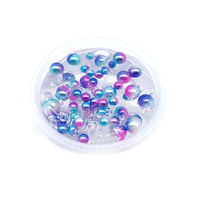 ลูกปัดมุกหลากสี LY602 สำหรับตกแต่งของเล่นสไลม์ ของเล่นพลาสติก และงานประดิษฐ์เครื่องประดับ - Product Image 3
