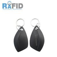 Porte-clés RFID étanche en ABS 13,56 MHz UID réinscriptible, couleur changeante, contrôle d'accès par proximité, étiquette NFC personnalisée