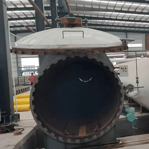 Système d'autoclave complet avec chariot et commande automatique pour processus de durcissement à la vapeur industrielle - Product Image 2