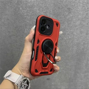 Nueva Funda para Teléfono PC <span class=keywords><strong>a</strong></span> la Moda, Resistente <span class=keywords><strong>a</strong></span> Impactos, con Anillo Metálico y Soporte de Orificios Finos para <span class=keywords><strong>Samsung</strong></span> A27, <span class=keywords><strong>53</strong></span>, 57, 36, 37, S26, 25, 24 Series - Product Image 3