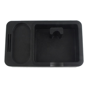 Caja de desechos para café espresso clásica de color negro con función dual de almacenamiento y apisonador, con contenedor extraíble - Product Image 3