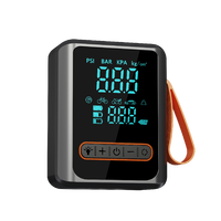 Automatic Car Battery Jump Starter Tire Inflator Double Cylinder Digital Pressure Gauge 12V Portable Air Compressor Plastic