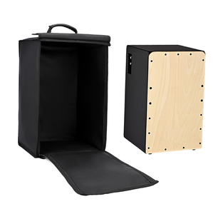 Sac à <span class=keywords><strong>cajon</strong></span> rembourré et épaissi avec bretelles de sac à dos |   Étui de transport à double bandoulière pour <span class=keywords><strong>cajon</strong></span> de <span class=keywords><strong>percussion</strong></span> à main - Product Image 2