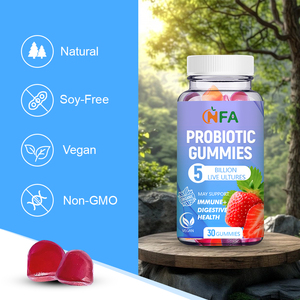 Supplément digestif de qualité supérieure 15 jours d'approvisionnement soutien des mouvements intestinaux 5 milliards de bonbons probiotiques Ultures vivants - Product Image 5