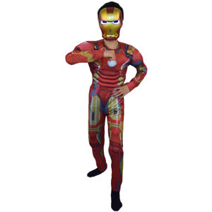 男の子のためのホットセール高品質スーパーヒーローマッスルジャンプスーツハロウィンコスチューム - Product Image 5