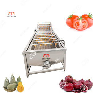 Machine à laver commerciale de goyave de fruits Système de lavage et de séchage de pamplemousse Machine de nettoyage de kiwis - Product Image 3