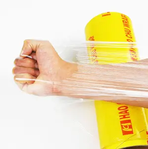 Keep food fresh plastic wrap / pvc cling film for food grade / soft food wrapping