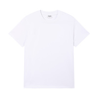 T-shirt vintage 240g en coton double fil, manches courtes, style japonais, pour homme et femme, uni, coupe ample, couleur unie, vente en gros