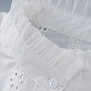 Camisón <span class=keywords><strong>de</strong></span> encaje para mujer con cuello <span class=keywords><strong>de</strong></span> <span class=keywords><strong>perlas</strong></span>, camiseta con cuello falso <span class=keywords><strong>de</strong></span> piedra natural para hombre, cuello clerical pastoral para hombre - Product Image 5