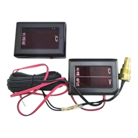Sensor Pengukur Suhu Air Digital 2-in-1 Layar LCD 4tnv9498 12V 24V Voltmeter untuk Excavator