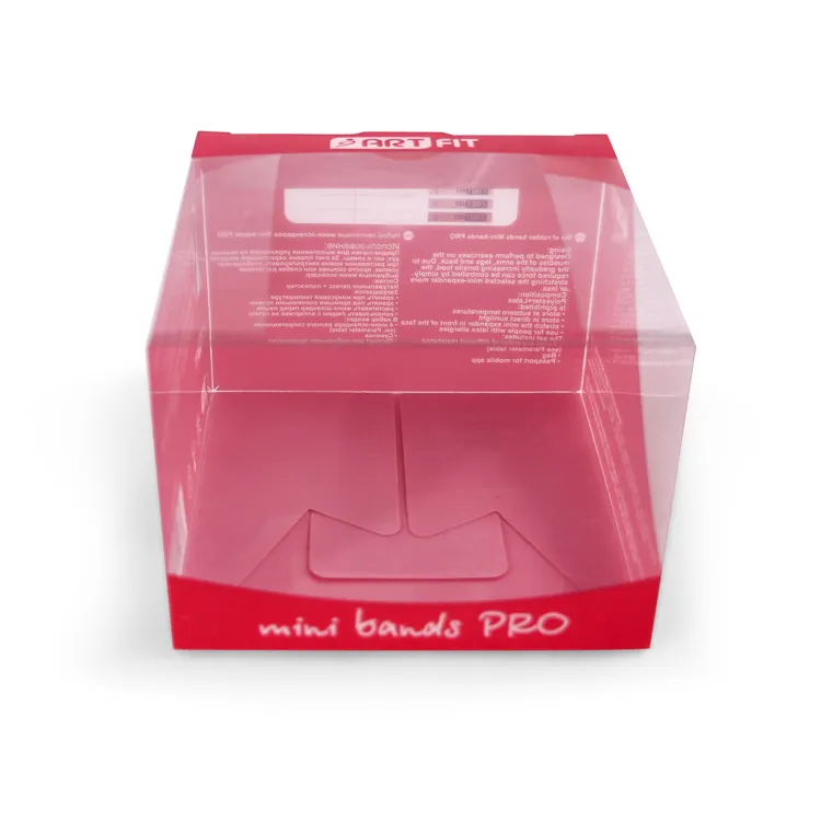 Caixa de embalagem com cabide para bolos, cajas personalizadas para pastel de plástico transparente para bolo 2 4 6 com 12 furos
