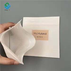 Custom Printed Compostable Kraft Paper Packaging Pouch For Underwear Matte Kraft Paper Biodegradable Zipper Bags
