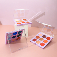 High Pigment Super Sparkle Rot Lila Serie Duo chrom Multi chrom Vegan Grausamkeit Kostenlose Lidschatten Machen Sie Ihre Acryl-Palette