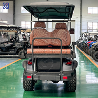 Voiturette de golf électrique à batterie lithium pour 4 passagers, homologuée pour la route, buggy personnalisé, club car