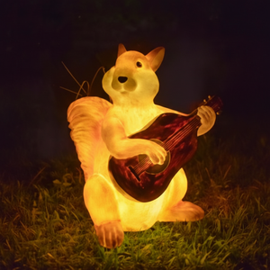 Lampe 3D en forme d'écureuil personnalisée IP65 avec corps en résine PVC transparente et fibre de verre pour les décorations extérieures de jardin, de mariage, de Diwali, de Ramadan - Product Image 1