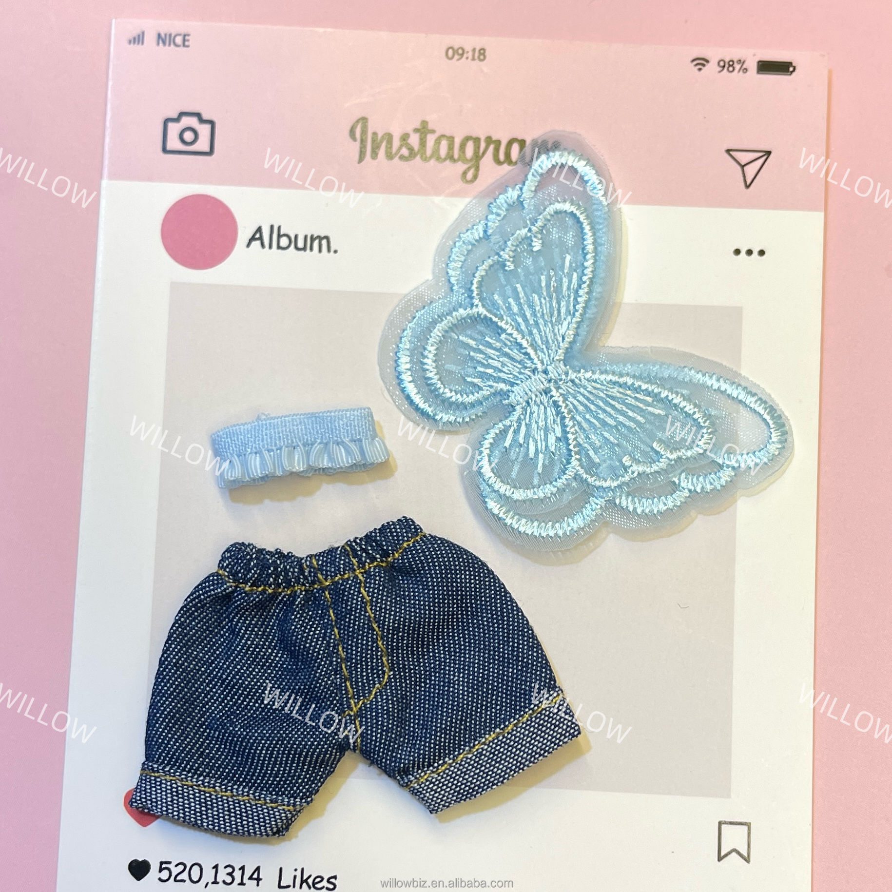 Dark blue jeans set 3