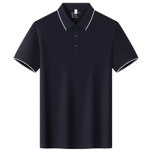 Camiseta Polo Promocional de 220g, Algodón, Cuello Camisero, Manga Corta, Ribete en Contraste, Uniformes de Trabajo de Verano, Logotipo Personalizable, Patrones de Letras - Product Image 5