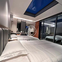 Capsule mobile Maisons Maison prête à l'emploi Capsule spatiale maison mobile Capsule spatiale maison avec 3 chambres à coucher