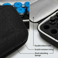 Étui de rangement médical personnalisé OEM avec insert en mousse, étui de transport portable antichoc pour flacons de médicaments pour diabétiques