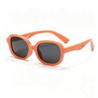 Lunettes de soleil polarisées pour enfants CF-9033 UV400, monture TR90, verres TAC, plaquettes de nez souples en TPE, légères, géométriques, 6 couleurs, garçons filles