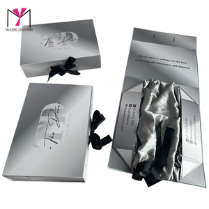 Caja de embalaje rígida TD HAIR CO con bolsas con cordón y accesorios para extensiones de cabello, diseño de logotipo personalizado de alta gama - Product Image 5