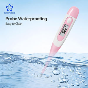 Thermomètres numériques médicaux professionnels OEM pour bébés et animaux, avec embout flexible pour la mesure orale et axillaire de la fièvre clinique - Product Image 2