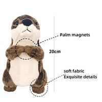 Loutre en peluche de prière jouets en peluche cadeau d'anniversaire fournisseur de gros en peluche personnalisé
