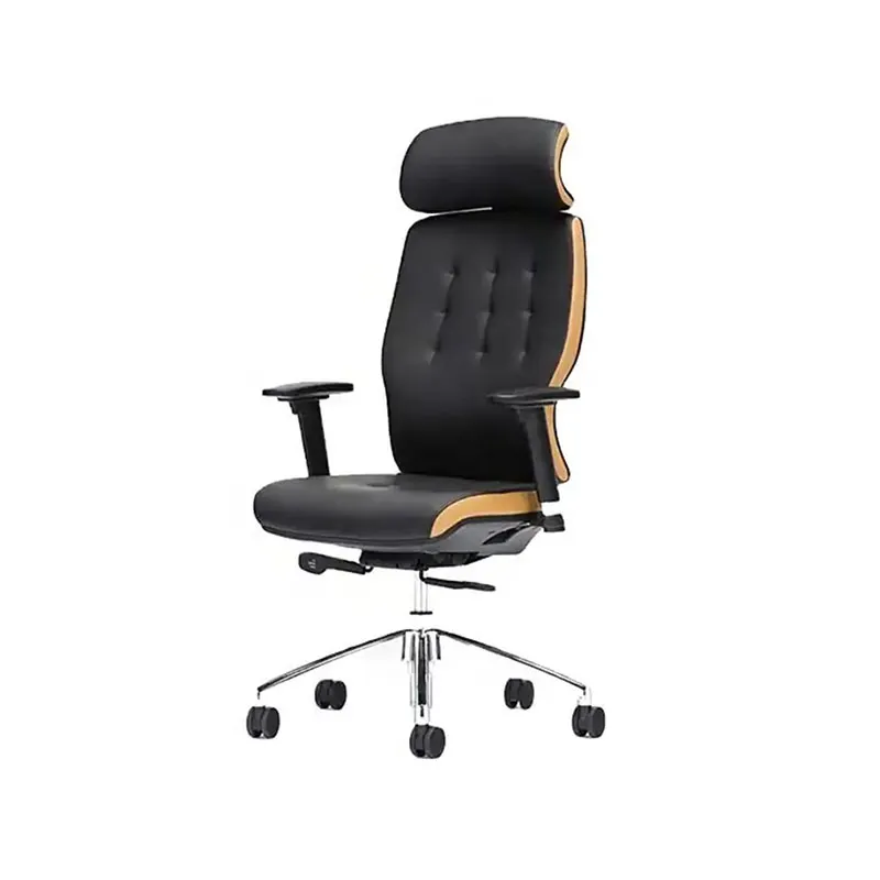 Büromöbel Luxus komfortabler Chef Manager Ledder ergonomischer schwenkbarer Bürostuhl