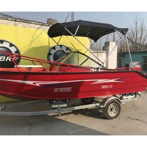 Boat Trailer For <b>Inflatable</b> Boat With Yamaha Motor 4x4 Aluminum Frame Trailerable Boat Transporter - Product Image 3
