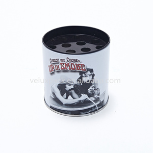 Custom Portable Round Metal Cigarettes <strong>Ashtray</strong> Personalized Cigarette <strong>Tin</strong> Ash Tray Accessories Outdoor <strong>Ashtray</strong> <strong>Box</strong> - Product Image 2