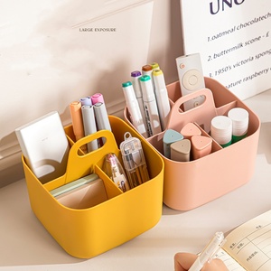 Stackable PE nhựa đa năng Caddy Organizer với xử lý bàn trang điểm ký túc xá lớp học nghệ thuật tổ chức - Product Image 2
