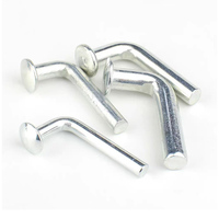 Accessoires de stockage d'entrepôt robustes, épingles de sécurité pour rayonnages en acier zingué, rivets, clips de verrouillage, clips de sécurité pour rayonnages à palettes