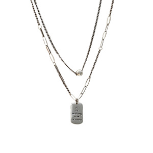 S925 Sterling Silver Double Layer Sweater Chain Long <b>Necklace</b> For Women Gift Jewelry Fashion <b>Statement</b> Piece - Product Image 5