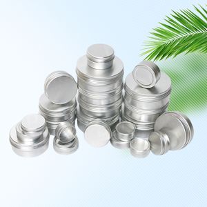 Bougie <span class=keywords><strong>rose</strong></span> noire blanche ronde en aluminium pot en métal 5g 15g 20g 30g 50g 100g baume de <span class=keywords><strong>tatouage</strong></span> boîtes en aluminium cosmétiques avec couvercle à vis - Product Image 5