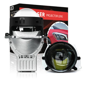 Xenplus Custom 80W de alta potencia Dual Optical Led Len faros púrpura o azul H4 proyector de luz para coche H7 lentes bombilla de faro - Product Image 1