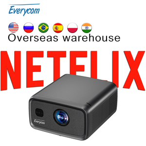 Máy chiếu video 4K Cubelite Max Android 12, độ sáng tối đa 2800 ANSI, màn hình tối đa 350 inch, máy chiếu LCD 4K, rạp chiếu phim tại nhà, máy chiếu video 4K - Product Image 1