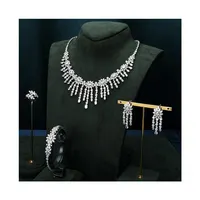 Cubic Zirconia Jewelry Sets for Women, Luxury Shape