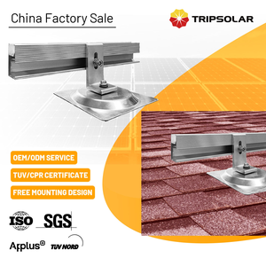 Système d'installation de panneaux solaires Tripsolar 137x137mm pour tuiles d'asphalte, en stock avec livraison rapide - Product Image 1