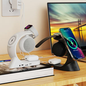Base de Carga Inalámbrica Magnética 5 en 1 para Escritorio, Altavoces Portátiles, Auriculares, Reloj, Soporte para iPhone - Product Image 1