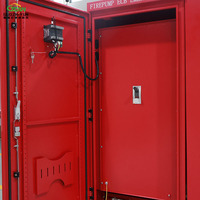 Armoire de commande ATS complète 630A triphasée, armoire de commutation automatique à double alimentation pour salle de pompage incendie de bâtiment commercial