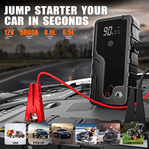 NOUVELLE PROMO EXCEPTIONNELLE : Démarreur de Voiture d'Urgence Électrique 12V 5000A avec Éclairage LED et Recharge de Téléphone Portable - Product Image 4