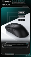 Souris sans fil VXE Dragonfly R1 E-sports, capteur PAW3395, souris de jeu ergonomique légère et creuse avec une longue autonomie de la batterie