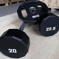 Haltères fixes WAVAR populaires, personnalisables, poids de 5 à 50 lb, ensemble d'haltères pour la musculation en salle de sport