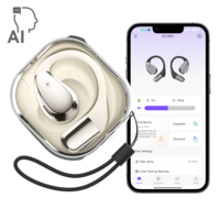 Vente Directe Usine OWS X5pro Écouteurs Traducteur IA, Basse Profonde Stéréo Casque Sans Fil, Traduction en Temps Réel Écouteur Kit Piéton