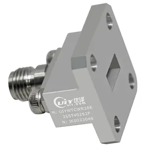 UIY RF 26.5-40GHz End Launch 180 degrees WR28 Waveguide to Coaxial Adapter (BJ320)
